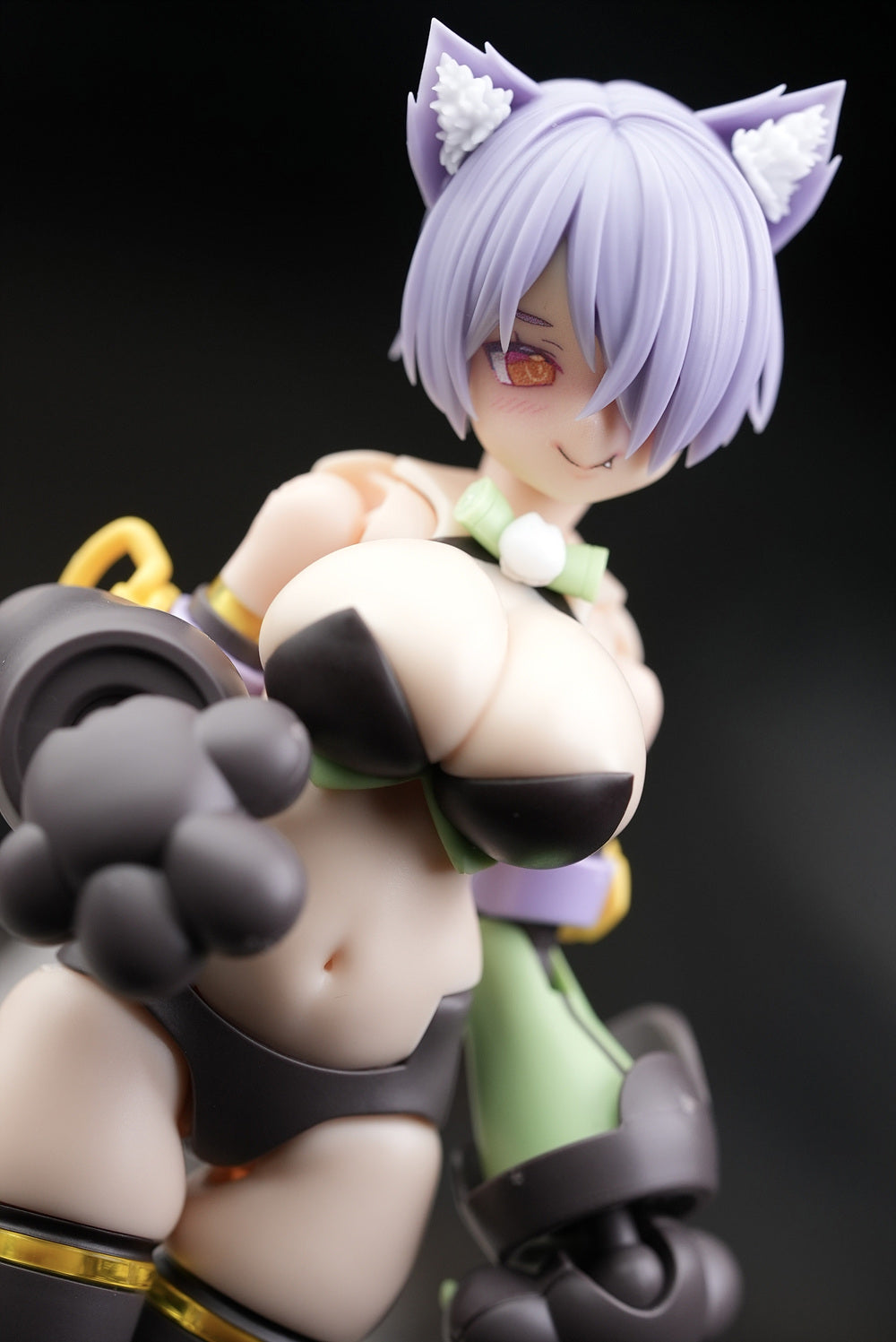[MGM-EX14] MUSCUTO PUNI☆MOFU Face Parts Set B <For PUNI☆MOFU> Purple Hair