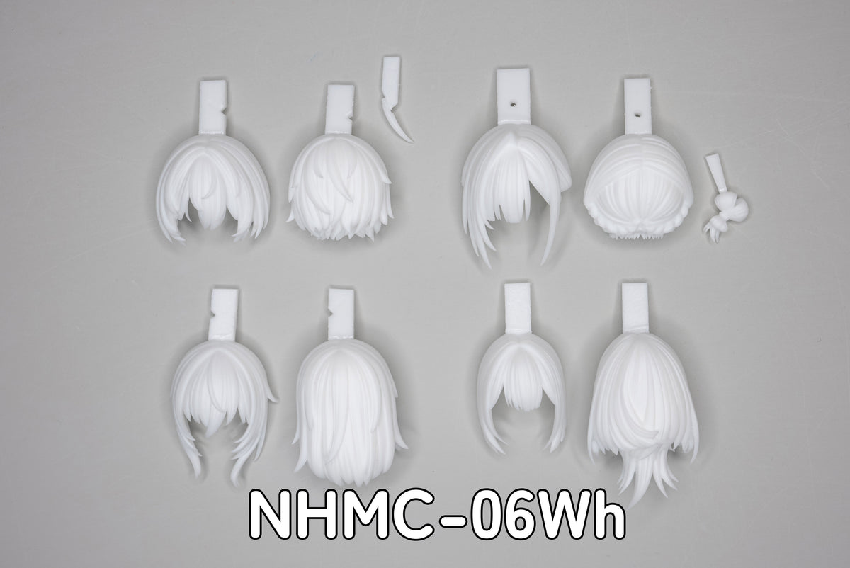 NHMC-06Wh MUSCUTO Original Hair Parts Series 06  Color WHITE