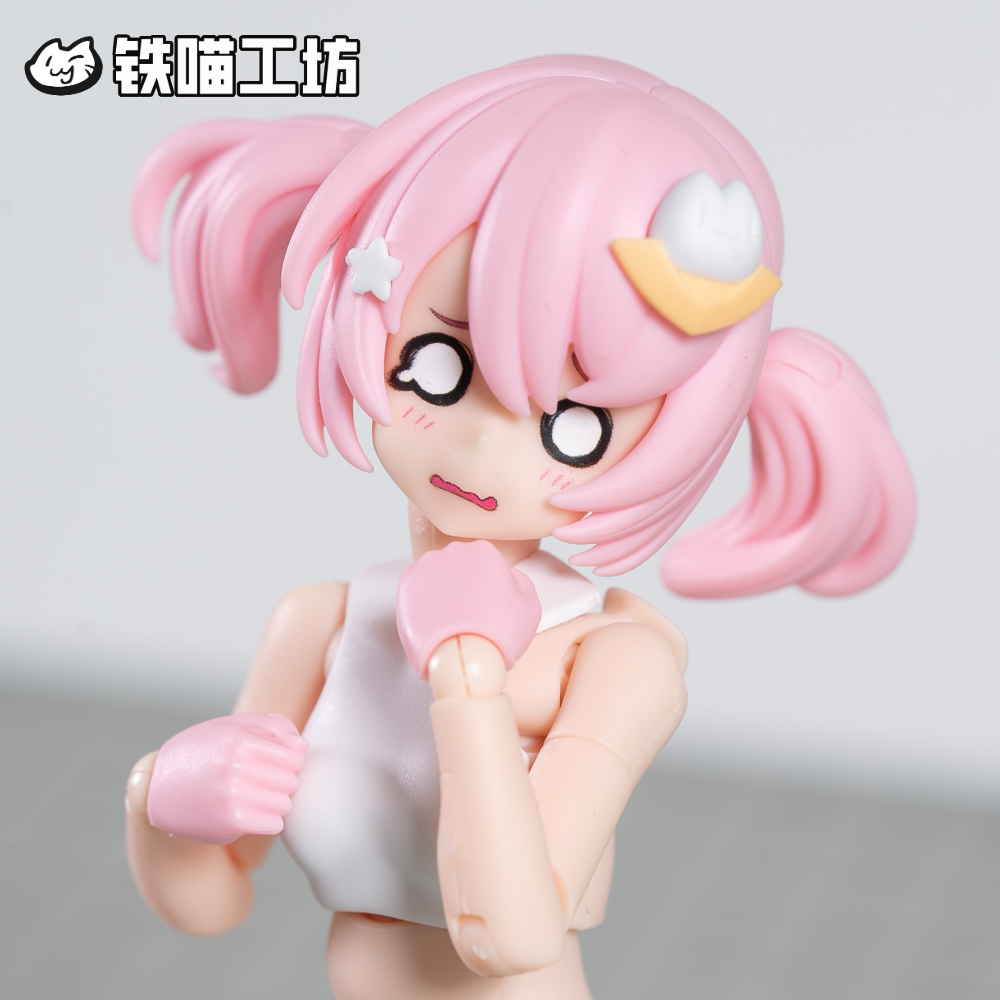 IMWS012 鉄喵工坊 TETSUNEKO PUNI☆MOFU MAO FACE PARTS X 4 SET A