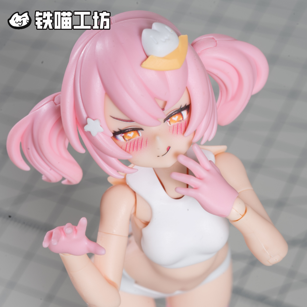 IMWS012 鉄喵工坊 TETSUNEKO PUNI☆MOFU MAO FACE PARTS X 4 SET A