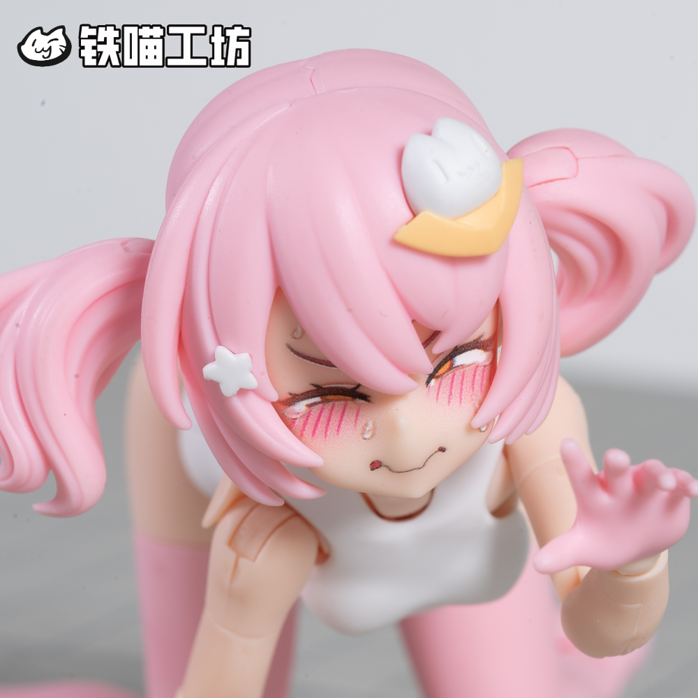 IMWS012 鉄喵工坊 TETSUNEKO PUNI☆MOFU MAO FACE PARTS X 4 SET A