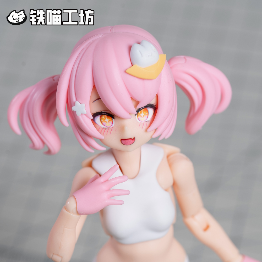 IMWS013 鉄喵工坊 TETSUNEKO PUNI☆MOFU MAO FACE PARTS X 4 SET B