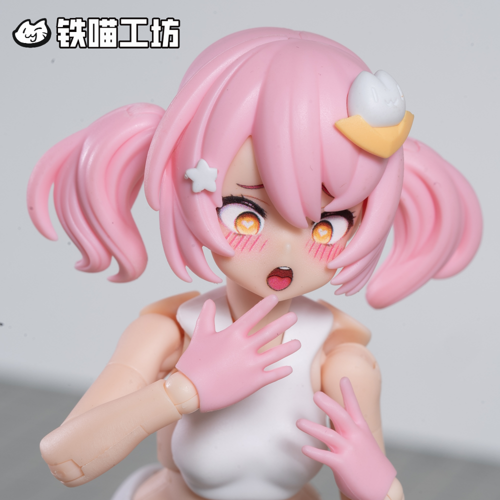 IMWS013 鉄喵工坊 TETSUNEKO PUNI☆MOFU MAO FACE PARTS X 4 SET B