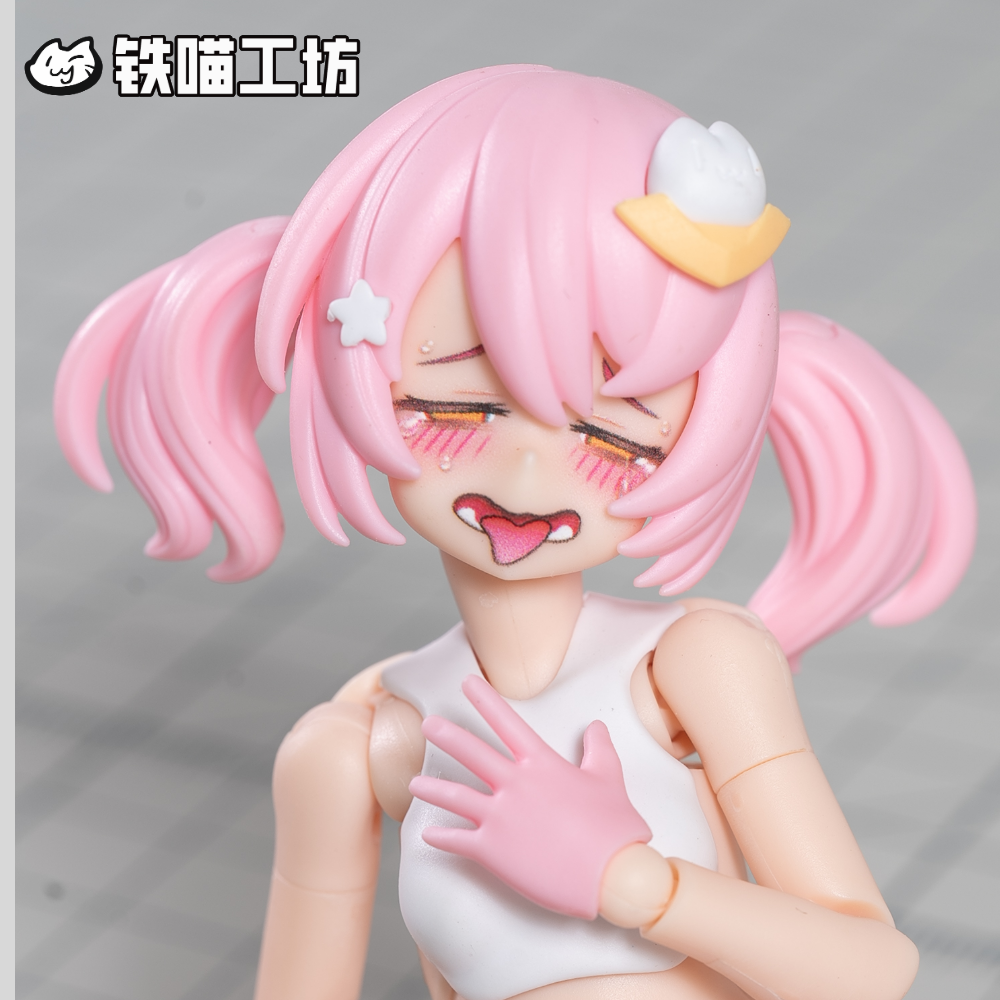 IMWS013 鉄喵工坊 TETSUNEKO PUNI☆MOFU MAO FACE PARTS X 4 SET B