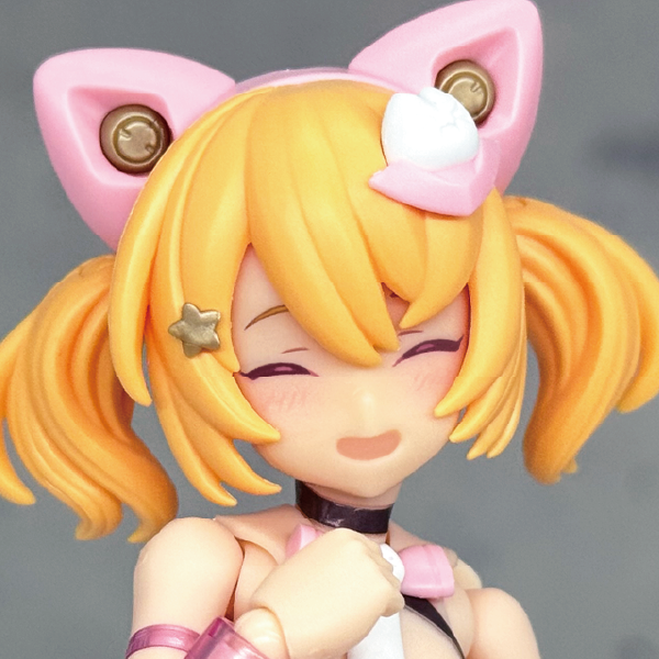 BP037 BLUEPRINT PUNI MOFU BLACK MAO Face part 1