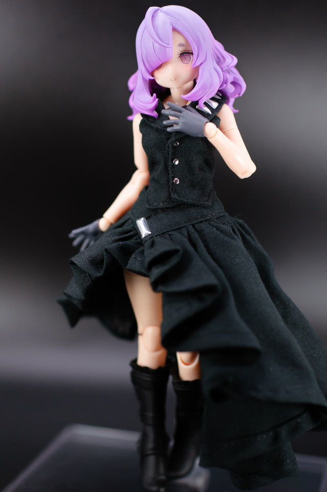 STG-019 ST-GEAR 1/12 Long Black Dress