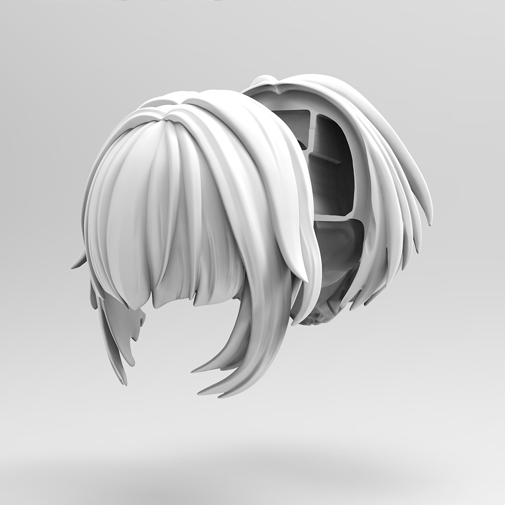 STG-020 ST-GEAR 1/12 Eye covered Hair Parts
