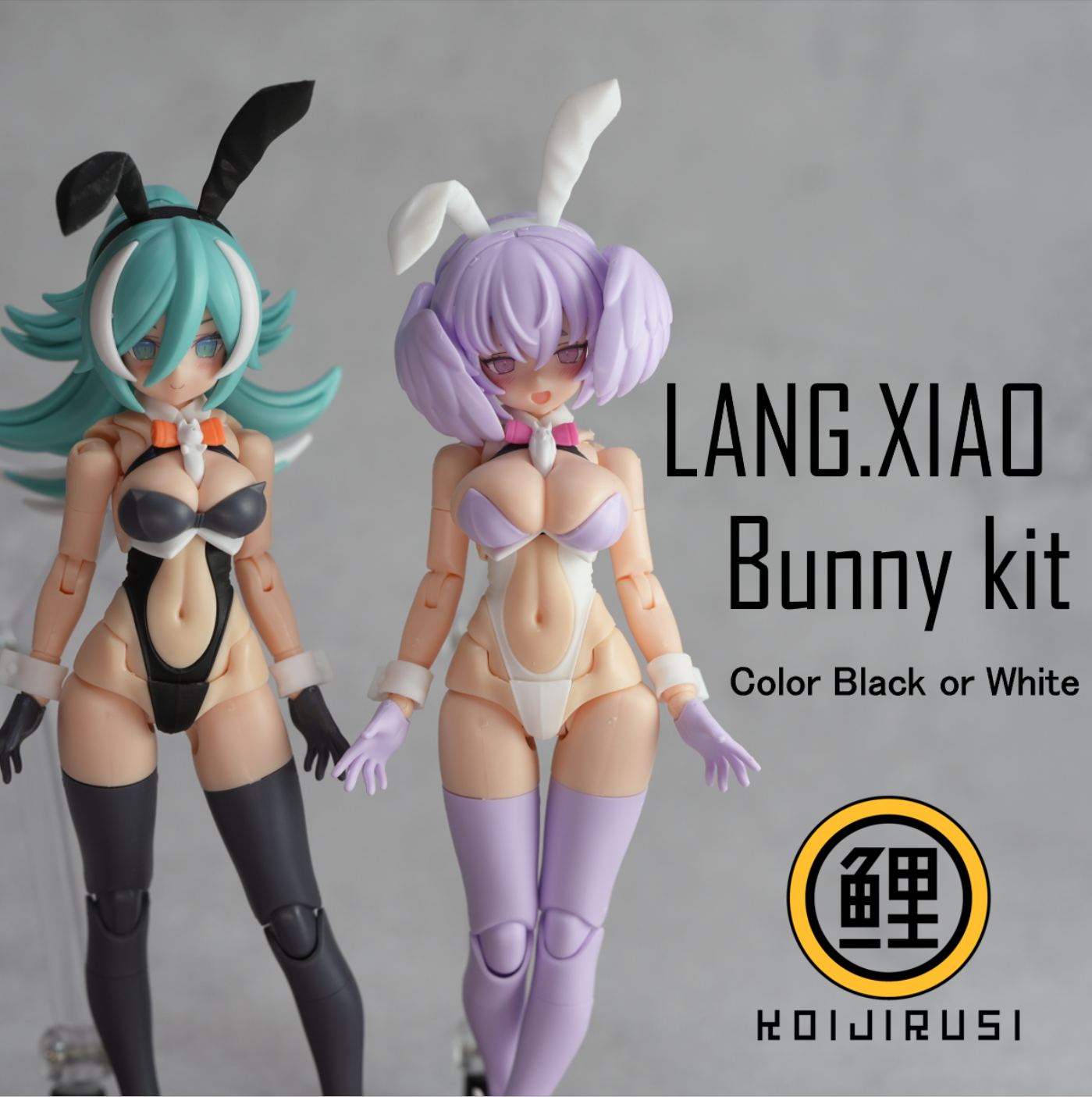 KOI-003 KOIJIRUSI LANG XIAO BUNNY PARTS MULTI-COLOR ( BLACK, WHITE, RED)