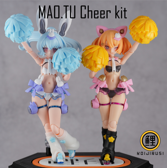 KOI-004 KOIJIRUSI MAO TU CHEER PARTS MULTI-COLOR ( BLACK MAO, SNOW TU)