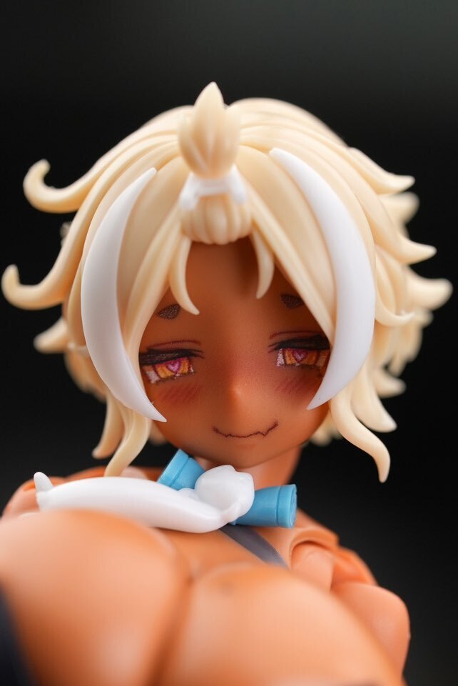 MFK-35 MUSCUTO Face + Hair parts set PUNI☆MOFU FOR KIN XIAO (Skin E)